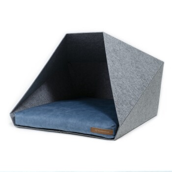 PetPocket hellgrau dunkles schieferblau