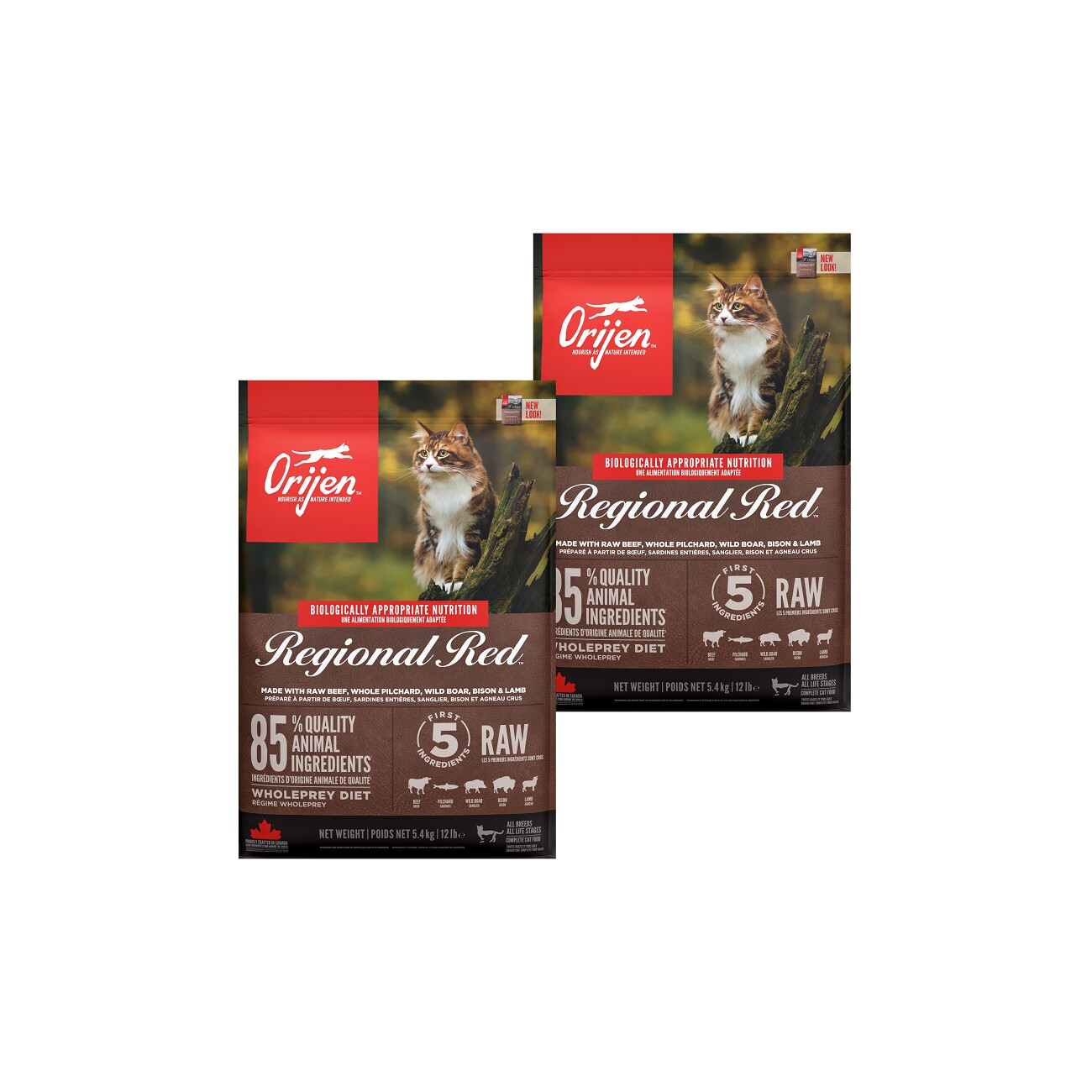 Orijen Regional Red Cat 2x5,4 kg