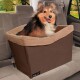 Happy Ride Hunde-Autositz braun M