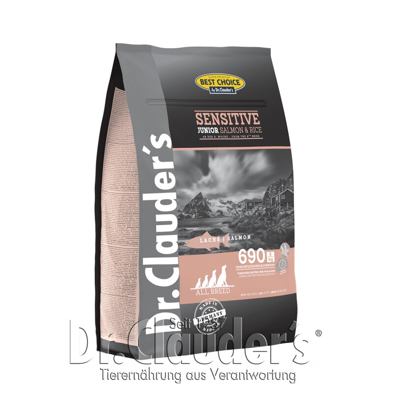 Dr. Clauder's Best Choice Junior Lachs & Reis 4 kg