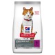 Hill's Science Plan kattenvoerzak met een oranje en witte kat op de voorkant, gelabeld 'Sterilised Cat Adult 1-6' met eend.