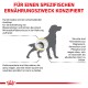 Hundesilhouette-Illustration mit Text zu Harnkristallen, Blasensteinbildung und Typen: Struvit und Calciumoxalat.