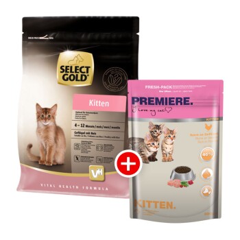 SELECT GOLD & PREMIERE Kitten Probierpaket