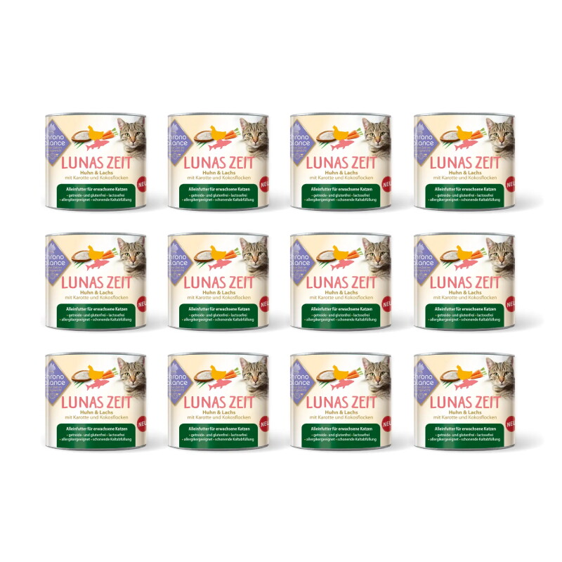 ChronoBalance Alleinfutter Huhn & Lachs mit Karotte und Kokosflocken 2,4 kg