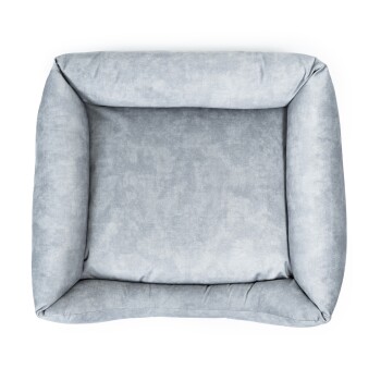 SoftColor luxury dog bed in grau color grau M