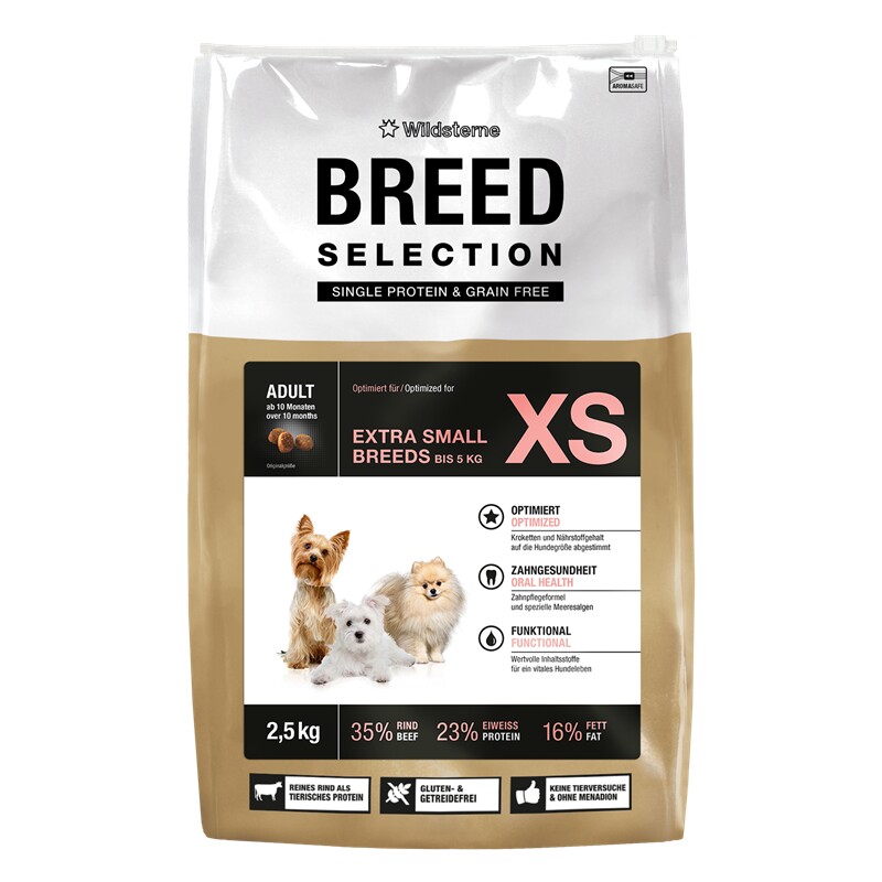 Wildsterne Breed Adult XS 2,5kg
