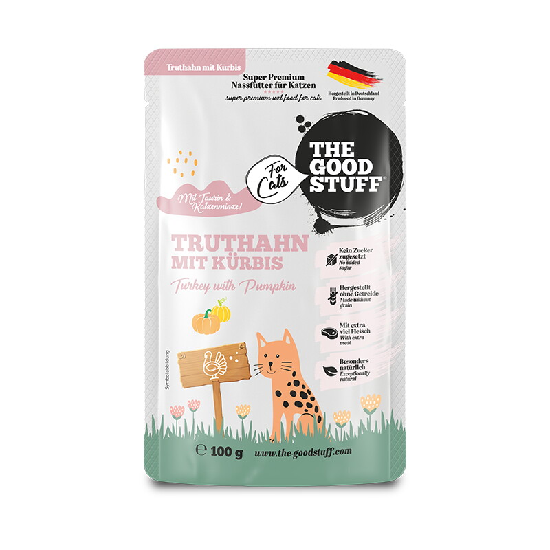 The Goodstuff Truthahn mit Kürbis - Pouch, 12 x 100g