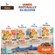 IAMS Naturally Sea Collection für erwachsene Katzen, mit Beuteln von Nordatlantischem Lachs, Wildem Thunfisch, Atlantischem Hering und Kabeljau in Soße.