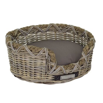 Rattan-Korb mit Tau M