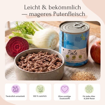 Bild, das FAVLY-Hundefutter mit herkömmlichem Hundefutter vergleicht und Vorteile wie frische Zutaten, Transparenz und natürlichen Duft hervorhebt.