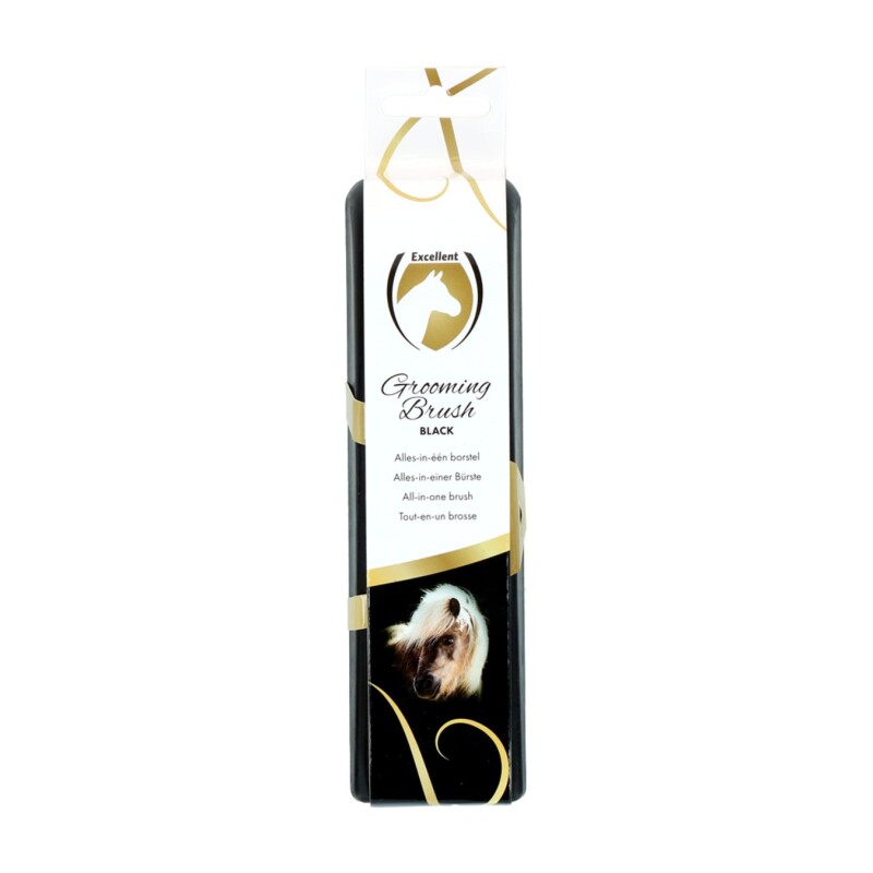 Excellent Striegel Grooming Brush Schwarz