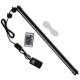 LED-Aquariumlicht mit Fernbedienung, Netzadapter und Montageset, entworfen zur Verbesserung aquatischer Umgebungen.