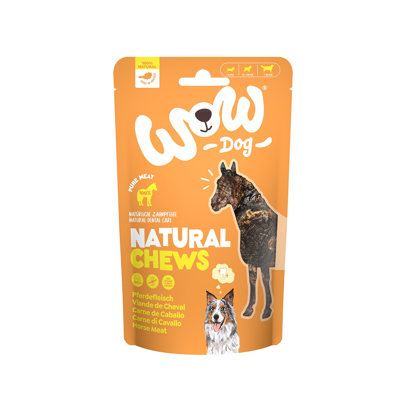 Wow Dog Wow Pferdefleisch Getrocknet | 250 G - Bild 2