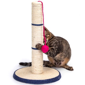 - Sisal Kratzbaum mit Garnkugel