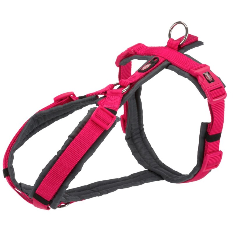Trixie Premium Trekking Geschirr Fuchsia M-L