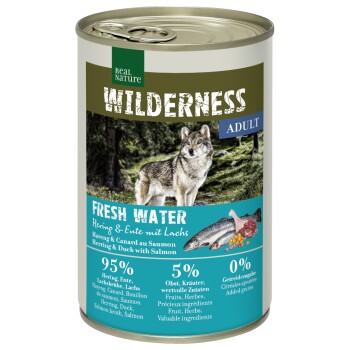 WILDERNESS Adult Fresh Water Herring with Salmon & Duck 6x400 g