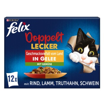 Felix Doppelt Lecker 12x85g Geschmacksvielfalt mit Gemüse