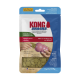 KONG Snacks Hundesnack-Beutel mit rosa Kong-Spielzeugabbild; Text auf der Verpackung: 'KONG SNACKS', 'Stuff to extend playtime', 'For small KONG'.