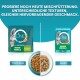 Bild von Purina ONE Katzenfutter: eine Tüte Trockenfutter, ein Beutel Nassfutter und eine Schüssel mit Trockenfutter. Text: "Probieren Sie heute gemischte Fütterung!"