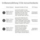 Tabelle mit Größenempfehlungen für eine 3-Sitzer-Autositzauflage, einschließlich Abmessungen und Beispiel-Automodelle für kleine, mittlere und große Klassen.