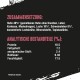 Verpackung für Haustierfutter mit Zutatenliste: 48 % Huhn, 10 % Lachs, 8 % Schweineleber, mit Nährwertanalyse einschließlich 10,5 % Protein.