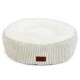 DBL Katzenbett Ribbed hellgrau
