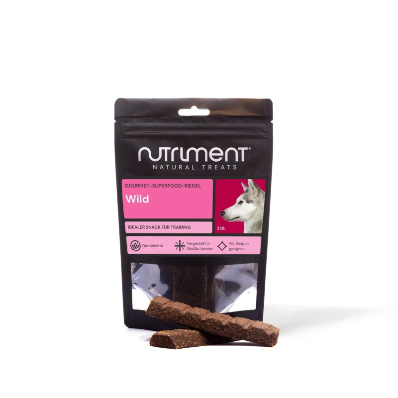 Nutriment Gourmet Superfood Riegel Wild 108 g