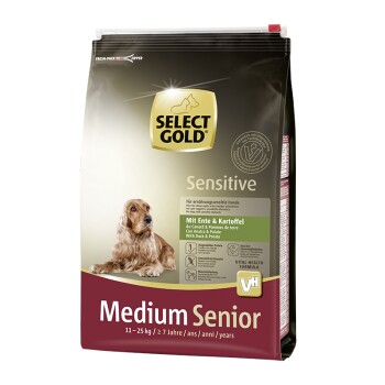 SELECT GOLD Sensitive Senior Medium Ente & Kartoffel 4 kg