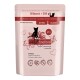 Rosa 300g Catz Finefood Verpackung für Kätzchen, mit einer Katzensilhouette und Text für getreidefrei, ohne Zuckerzusatz, hergestellt in Deutschland.