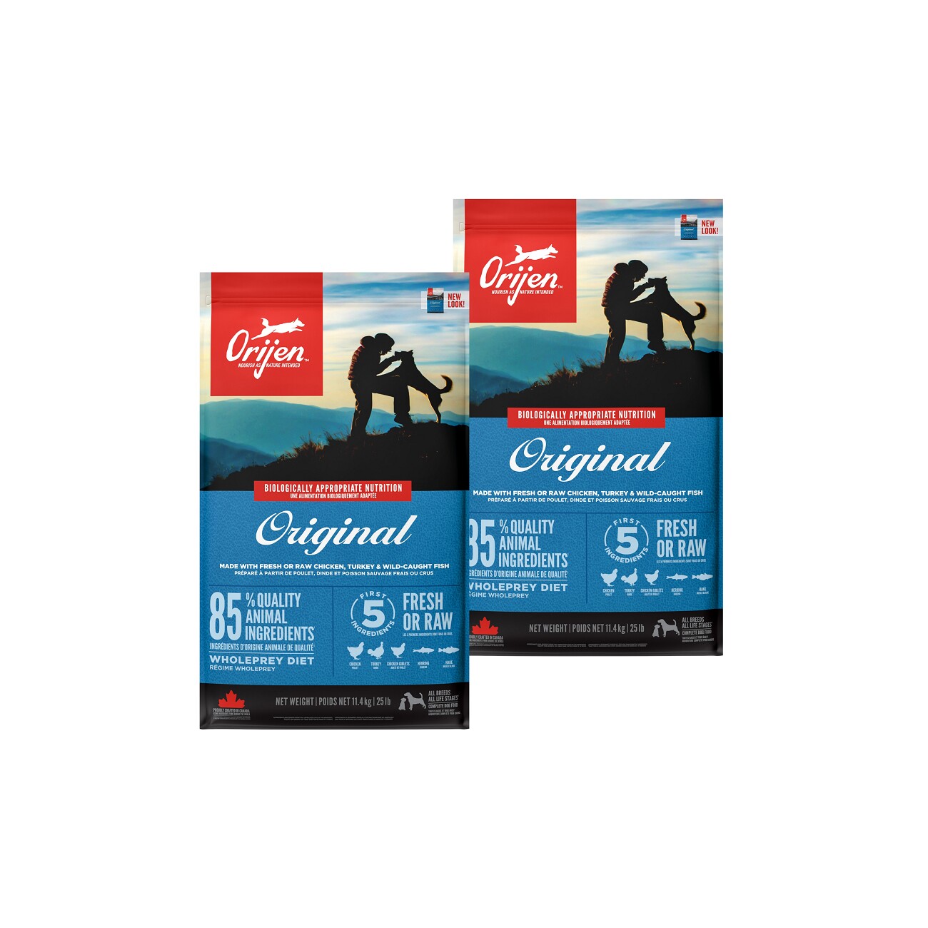 Orijen original deals 17 kg