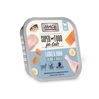 MAC's Nassfutter Katze Adult Lachs und Hühnchen 16x100 g