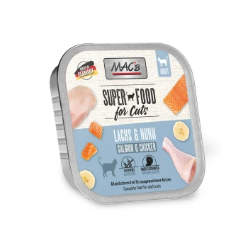 Nassfutter Katze Adult Lachs und Hühnchen 16x100 g