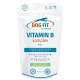 Weißer Beutel 'DOG FIT VITAMIN B komplex small', Nahrungsergänzung, 'NERVEN & NERVENSYSTEM' und 'VEGAN – OHNE ZUSÄTZE'.
