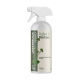 Eine Sprühflasche mit der Aufschrift "Relax BioCare" in grünem Design, mit dem Text "Lebermoos Pferd" und "Unterstützt die Regeneration der Haut."