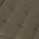 Olivgrünes Haustierbett mit gepolstertem Design und sichtbaren Nähdetails.