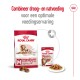 Royal Canin hondenvoer verpakking met droge en natte voedselopties voor middelgrote honden van 10 jaar en ouder, met tekst die optimale voeding promoot.