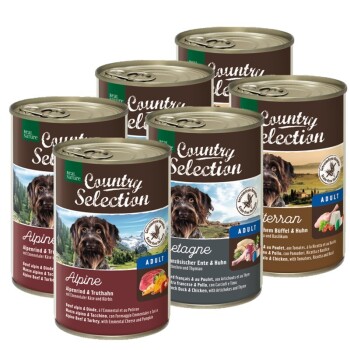 Pack mixte Country Selection 6x400g