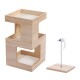 Pawz Road Kratzbaum Holz 2-stöckig beige