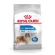Royal Canin Light Weight Care Hundefutterbeutel, mit einer Collie-Illustration, beschriftet mit "MAXI" und "Hilft, Gewichtszunahme zu begrenzen."