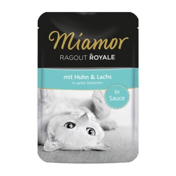 Miamor Ragout Royale in Sauce Huhn & Lachs 22x100 g