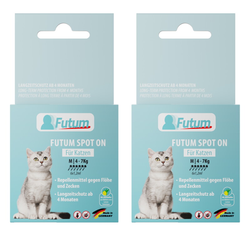 Futum Spot On (6x1,2ml) für Katzen 14 ml