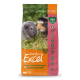 Burgess Excel bag: Mature Guinea Pig Nuggets with Cranberry & Mint, 1.5kg, photo of two guinea pigs, '92% of vets recommend'