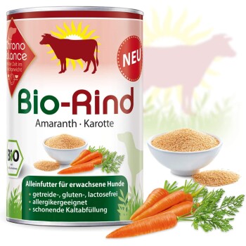 Alleinfutter Rind mit Amaranth und Karotte 400 g