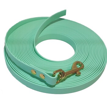ab 35 kg Biothane Schleppleine seegrün 20 m