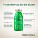 Grüne SmoothieDog Lamm-Flasche – Hundesnack mit Überschrift 'Vieel mehr als nur ein Snack!' und Aufdruck '100% natürlich'.