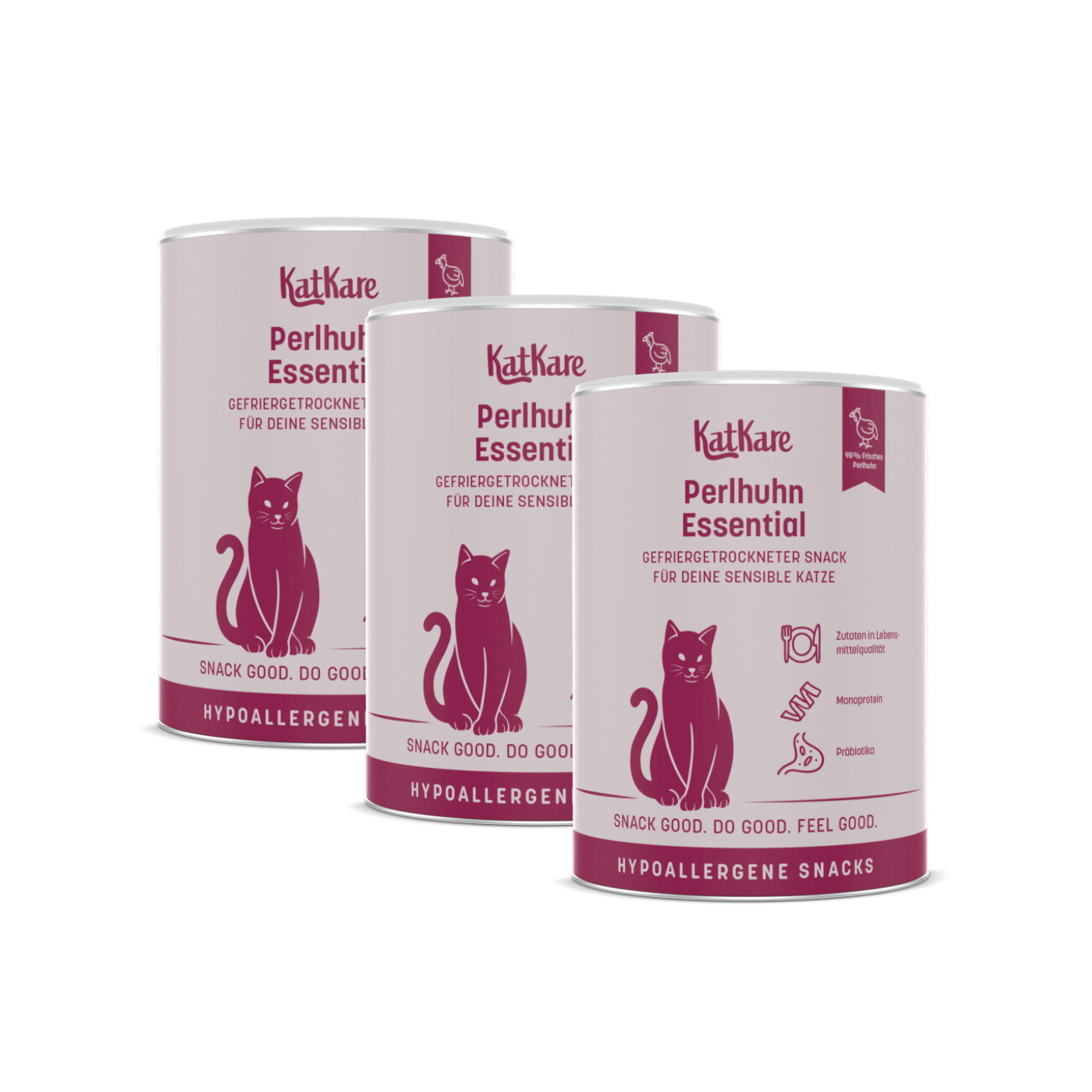 KatKare Hypo Perlhuhn Essential 3x90 g