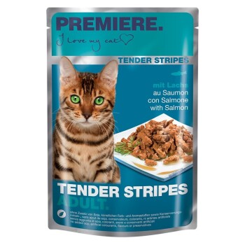 PREMIERE Tender Stripes 28x85g Lachs
