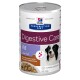 Hill's Prescription Diet Digestive Care i/d fettfreies Hundefutter in der Dose, beschriftet mit einem schwarz-weißen Hund und "Eintopf mit Huhn & Gemüse."