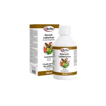 Dorsch-Lebertran 200 ml: Vitaminreiches Ergänzungsfuttermittel für Ziervögel
