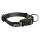 Green nylon pet collar with a black buckle and metal D-ring, featuring the "AniOne Wild Variety" logo.